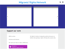 Tablet Screenshot of migrantsrights.org.uk